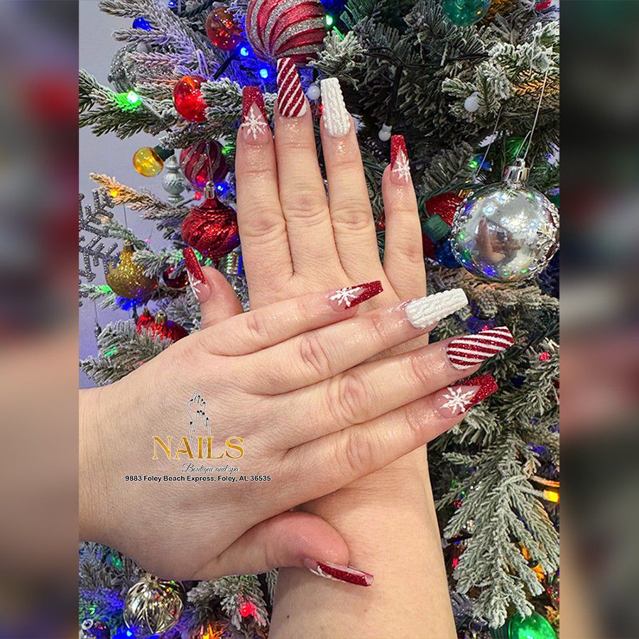 Winter Nails at Nails Boutique and Spa